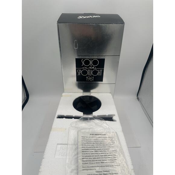 Solo in the Spotlight 1961 Barbie Doll Porcelain Limited Edition 1989 Mattel NEW - Picture 5 of 11